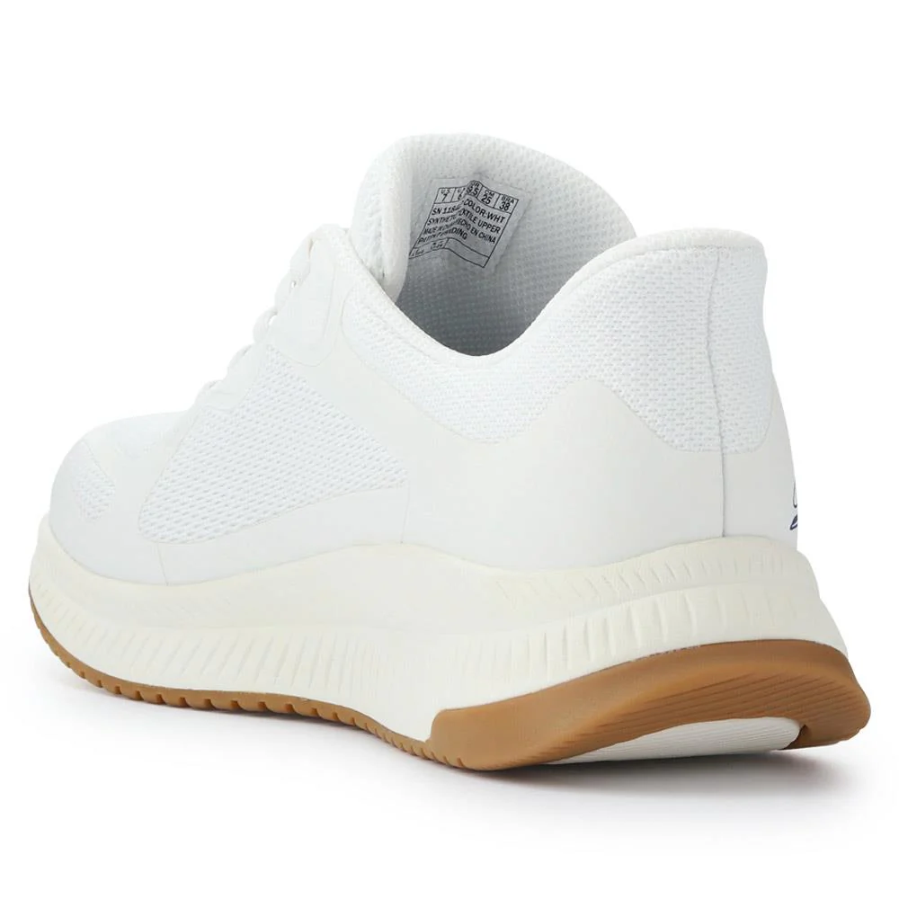 Skechers Slip-ins: BOBS Squad Chaos 4 Trainers - SKE41506 / 326 777 - White - Image 4