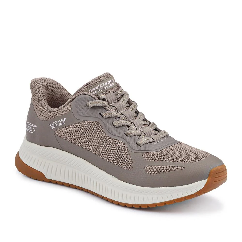 Skechers Slip-ins: BOBS Squad 4 Trainers - SKE41521 / 326 996 - Taupe