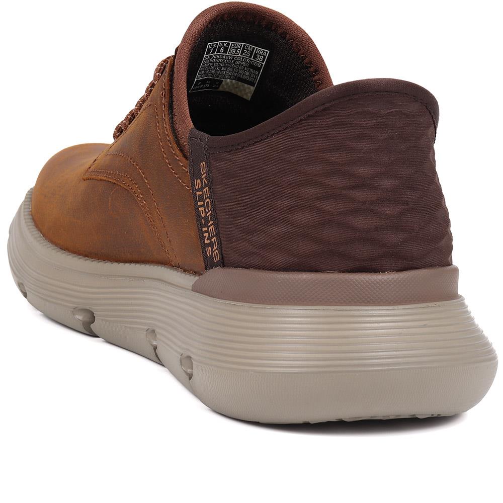 Skechers Slip-ins: Wide Fit Garza Gervin Shoes - SKE40055 / 325 616 - Dark Brown - Image 3