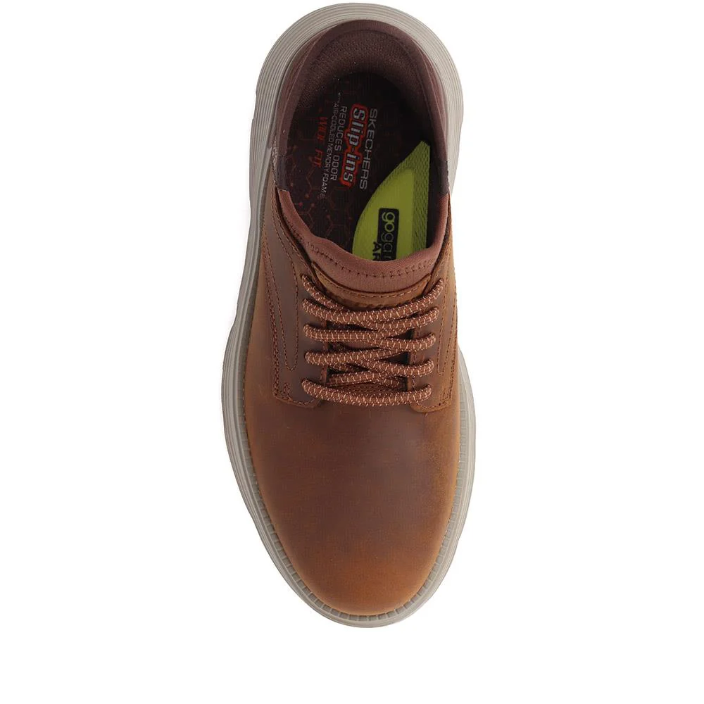 Skechers Slip-ins: Wide Fit Garza Gervin Shoes - SKE40055 / 325 616 - Dark Brown - Image 5