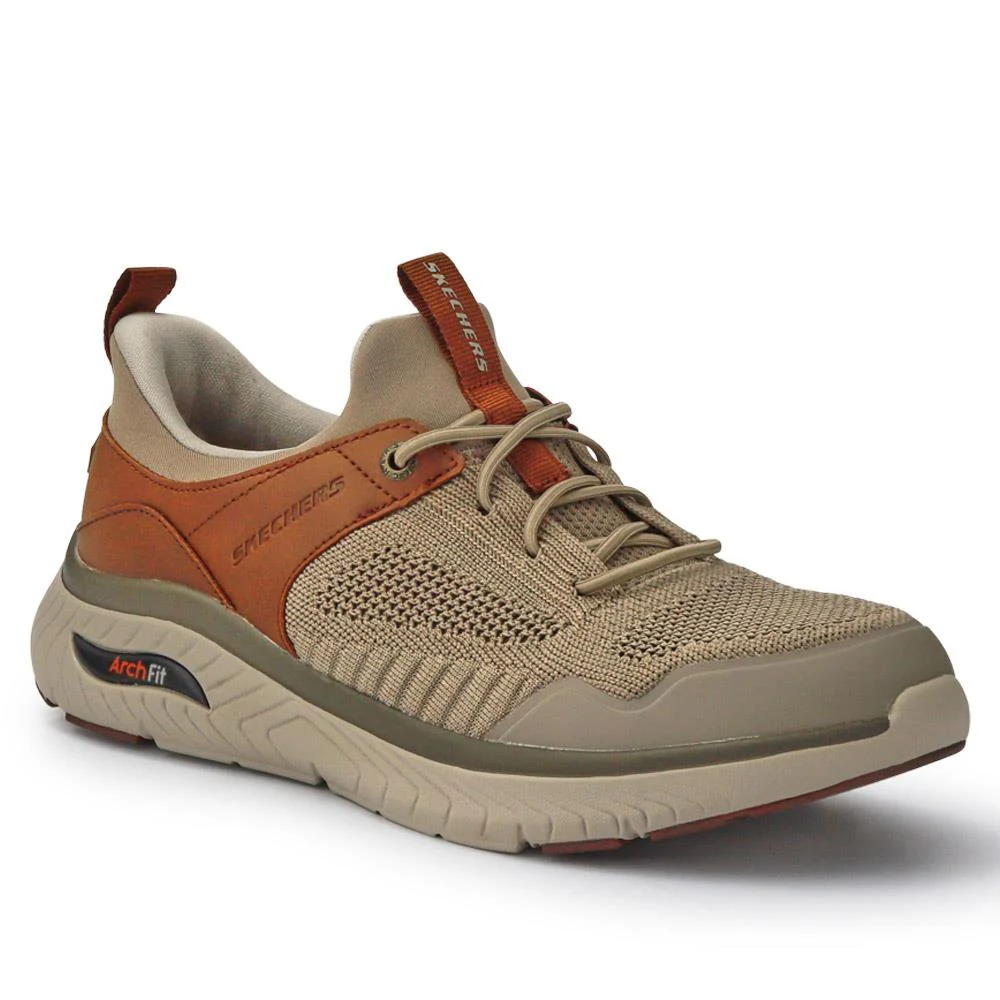 Skechers Slip-ins: Arch Crosser - Emeric Trainers - SKE41510 / 326 778 - Taupe