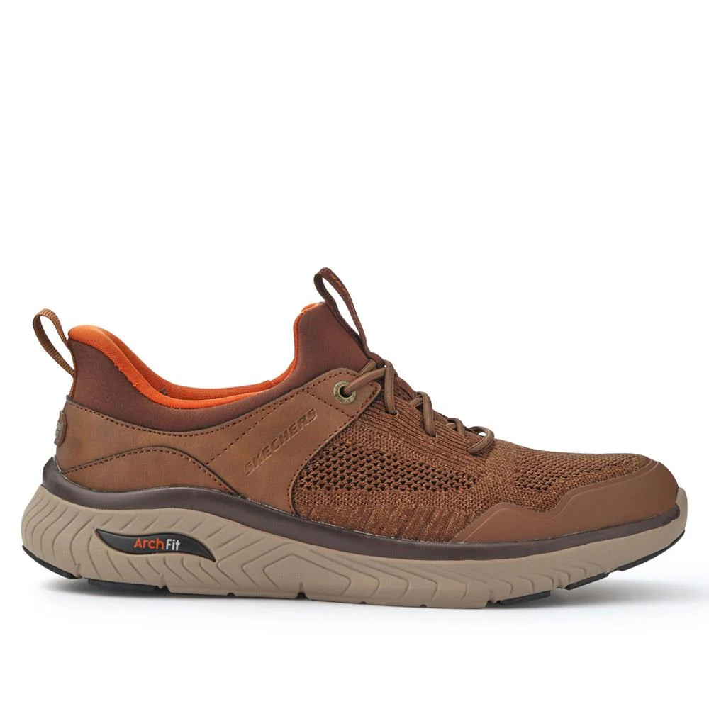 Skechers Slip-ins: Arch Crosser - Emeric Trainers - SKE41510 / 326 778 - Brown - Image 3