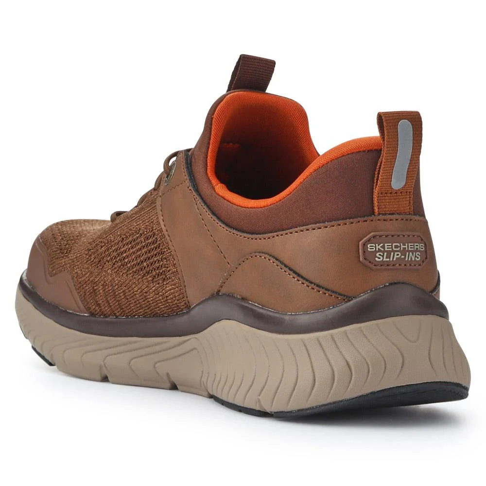 Skechers Slip-ins: Arch Crosser - Emeric Trainers - SKE41510 / 326 778 - Brown - Image 4