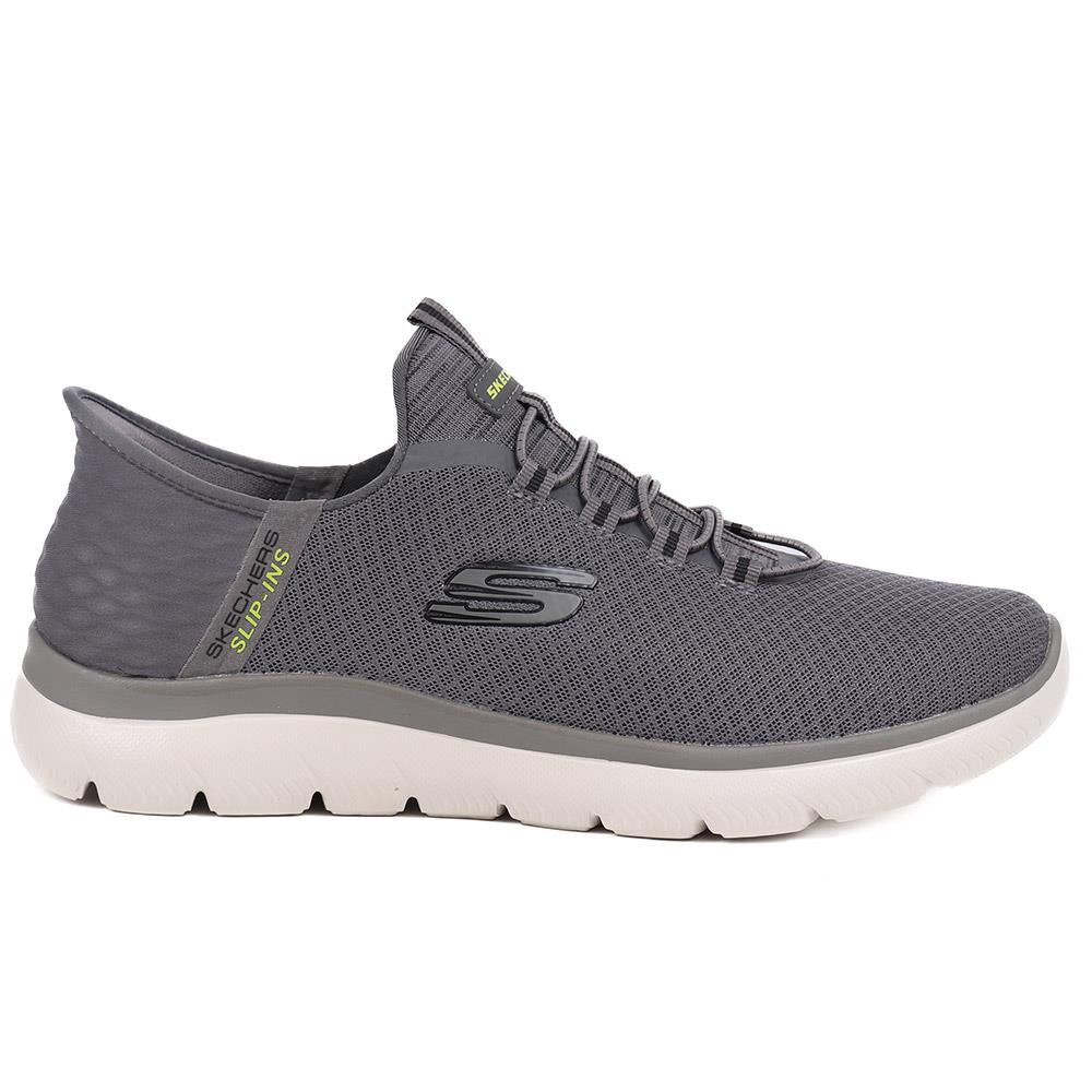 Wide Fit Skechers Slip-ins: Summits - High Range - SKE39041 / 324 777 - Charcoal - Image 2