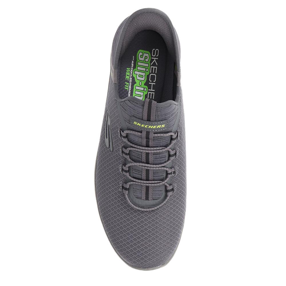 Wide Fit Skechers Slip-ins: Summits - High Range - SKE39041 / 324 777 - Charcoal - Image 4