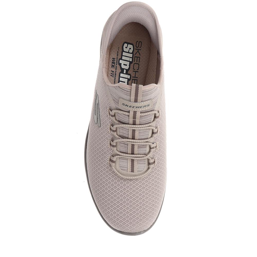 Wide Fit Skechers Slip-ins: Summits - High Range - SKE39041 / 324 777 - Taupe - Image 6