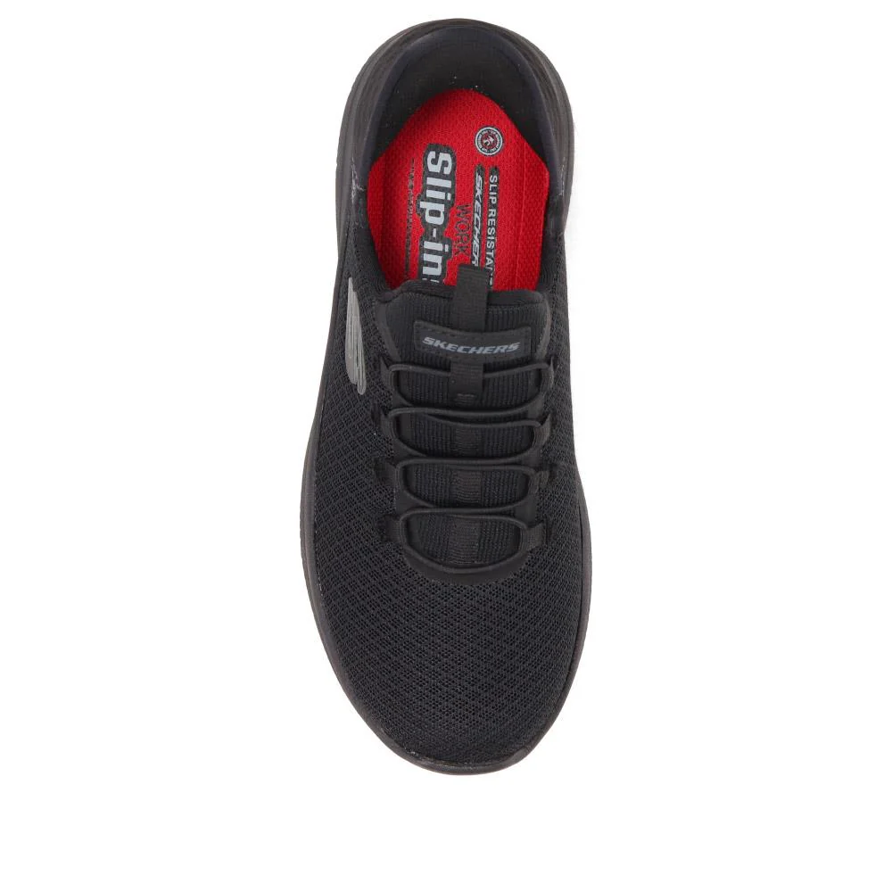 Skechers Slip-ins: Summits SR - Enslee Trainers - SKE40521 / 326 631 - Black-Black - Image 6