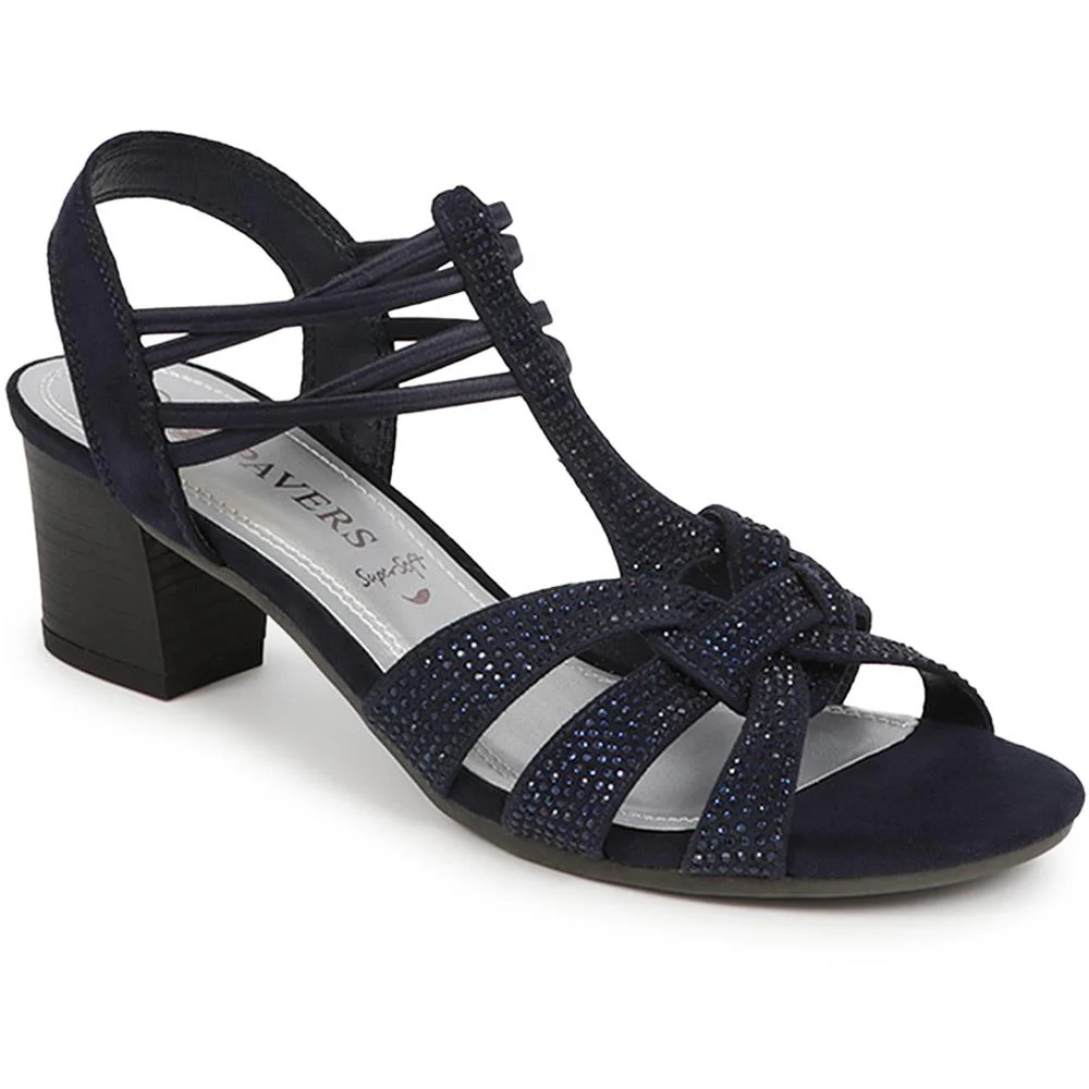 Slip-On Block-Heeled Sandals - PLAN39001 / 325 340 - Image 3