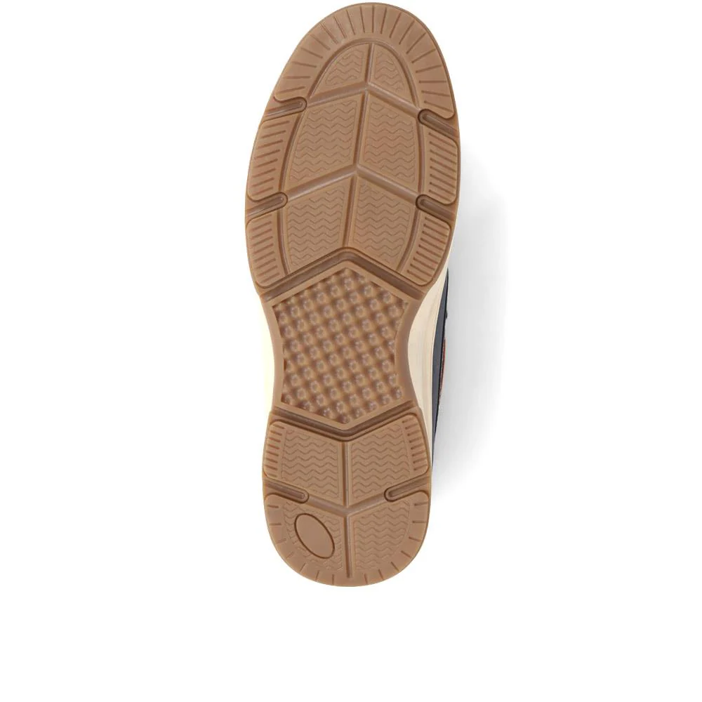 Wide Fit Slip On Boat Shoes - CHANG39007 / 324 985 - Navy - Image 4