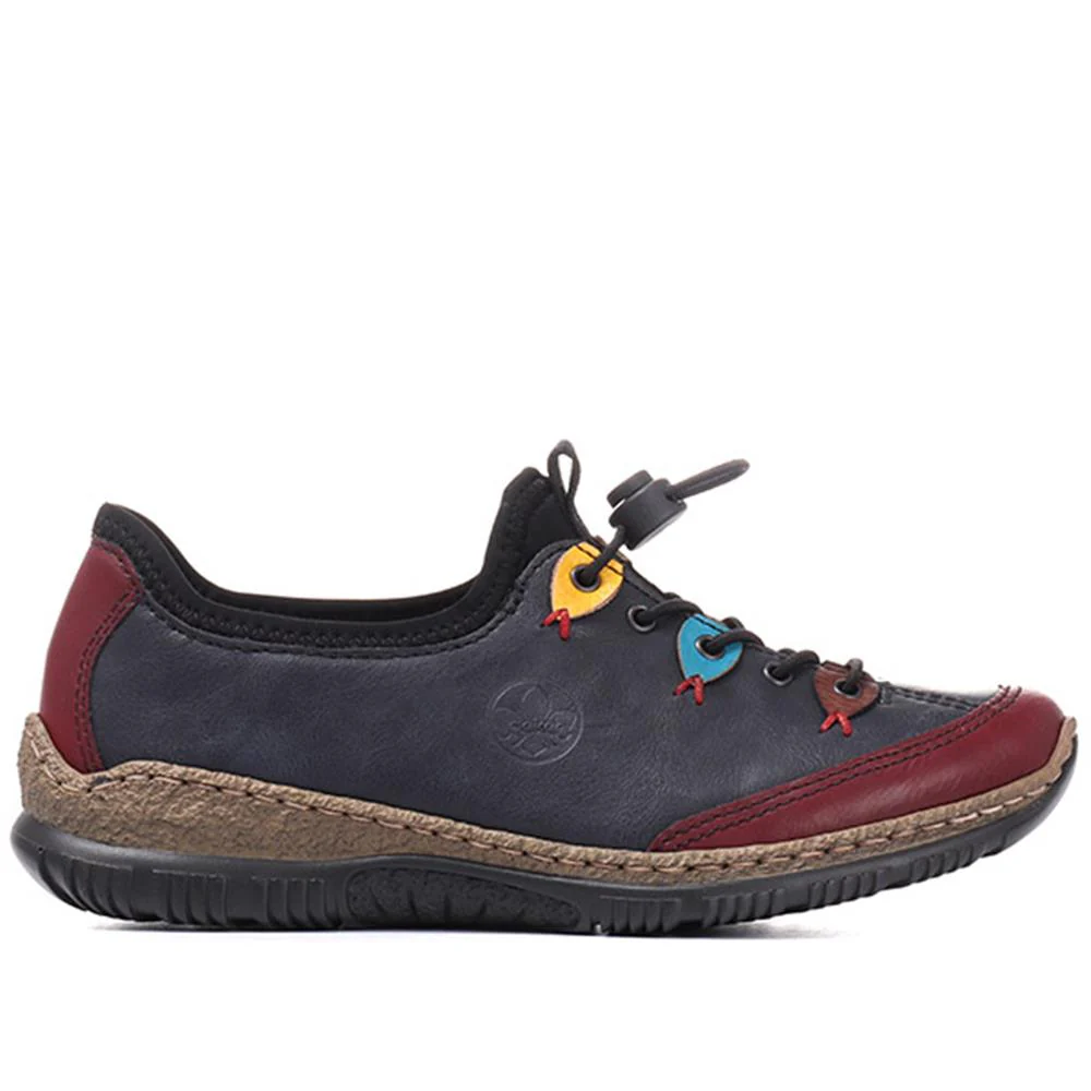 Slip-On Casual Shoes - RKR30509 / 315 756 - Navy Combi - Image 2