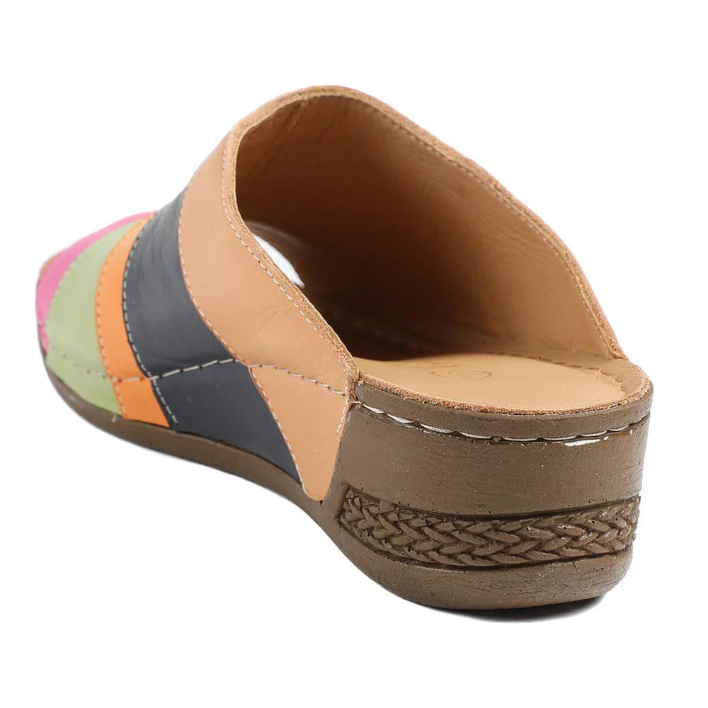 Slip On Peep Toe Mules - AS43003 / 329 252 - Multi - Image 4