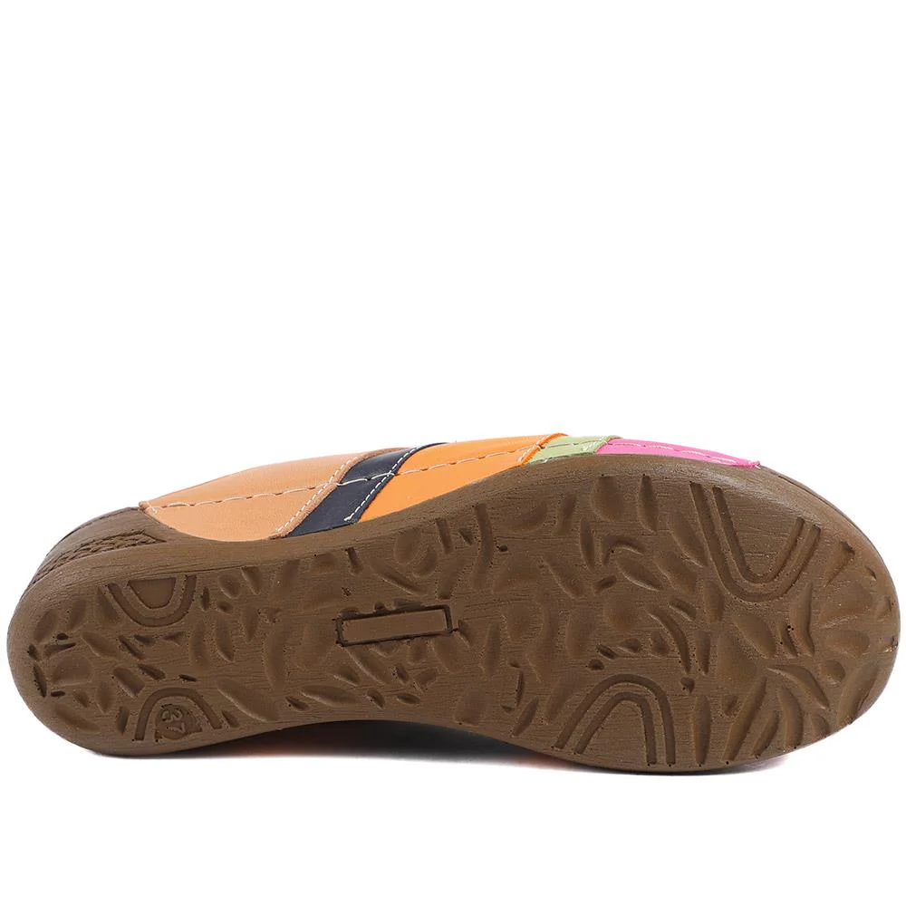 Slip On Peep Toe Mules - AS43003 / 329 252 - Multi - Image 6