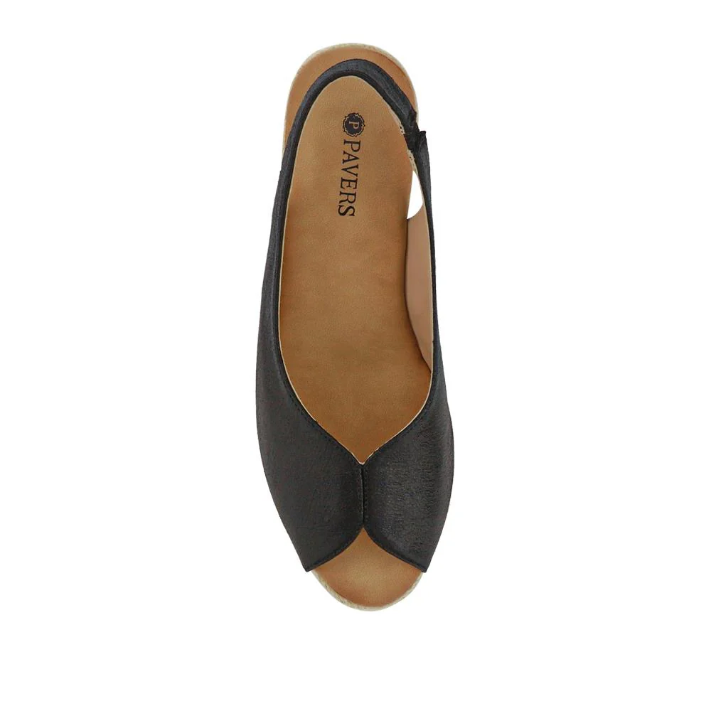 Slip-On Espadrilles - HUANG39005 / 324 902 - Black - Image 4