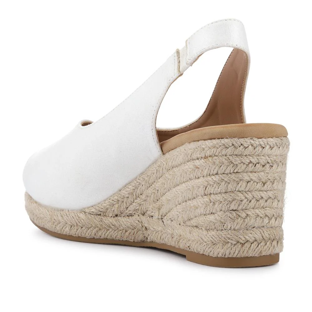 Slip-On Espadrilles - HUANG39005 / 324 902 - White - Image 3