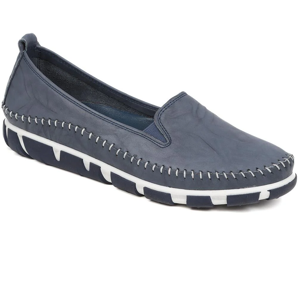 Slip-On Leather Pumps - GOKH39011 / 326 241 - Image 2