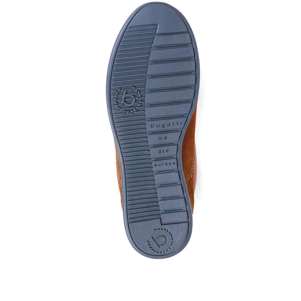 Slip-On Leather Trainers - BUG37506 / 323 235 - Cognac - Image 6