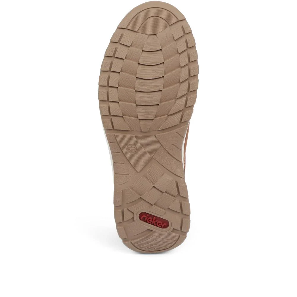 Slip-On Leather Trainers - RKR32528 / null - Tan-Brown - Image 5