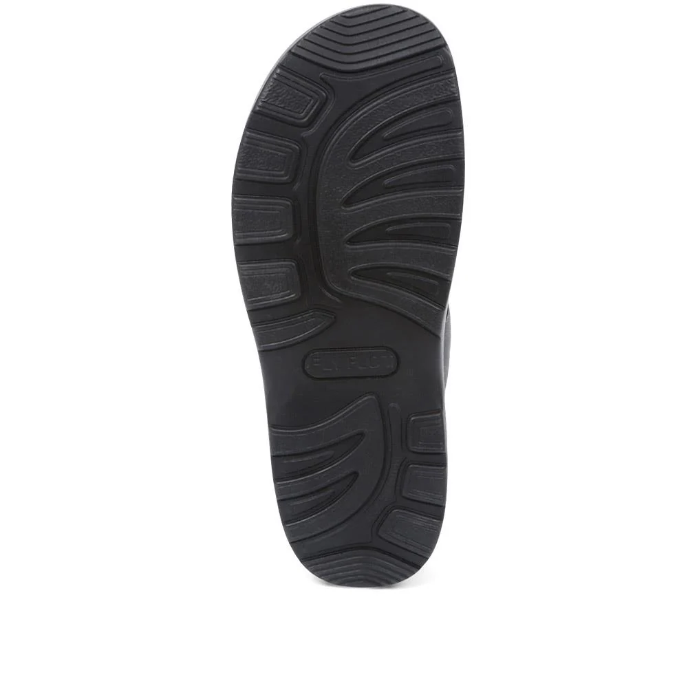Slip-On Mule Sandals - FLY37013 / 323 213 - Grey - Image 4