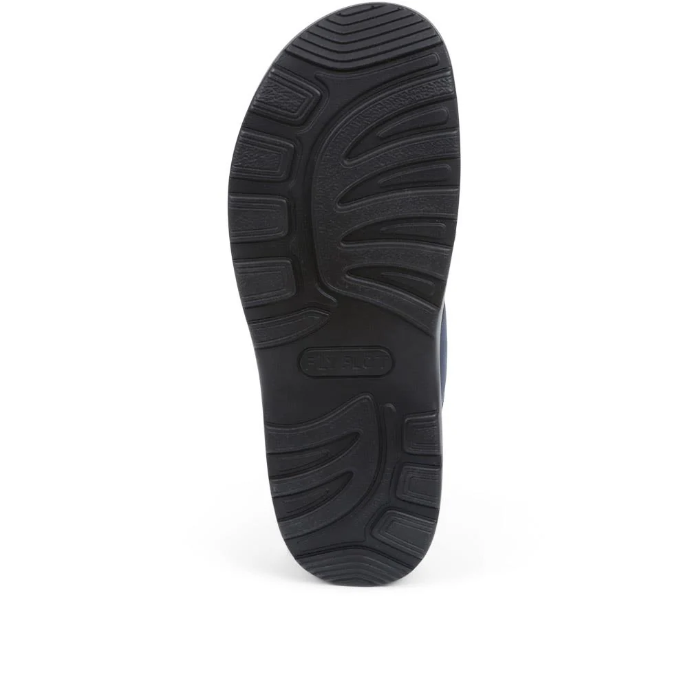 Slip-On Mule Sandals - FLY37013 / 323 213 - Navy - Image 4