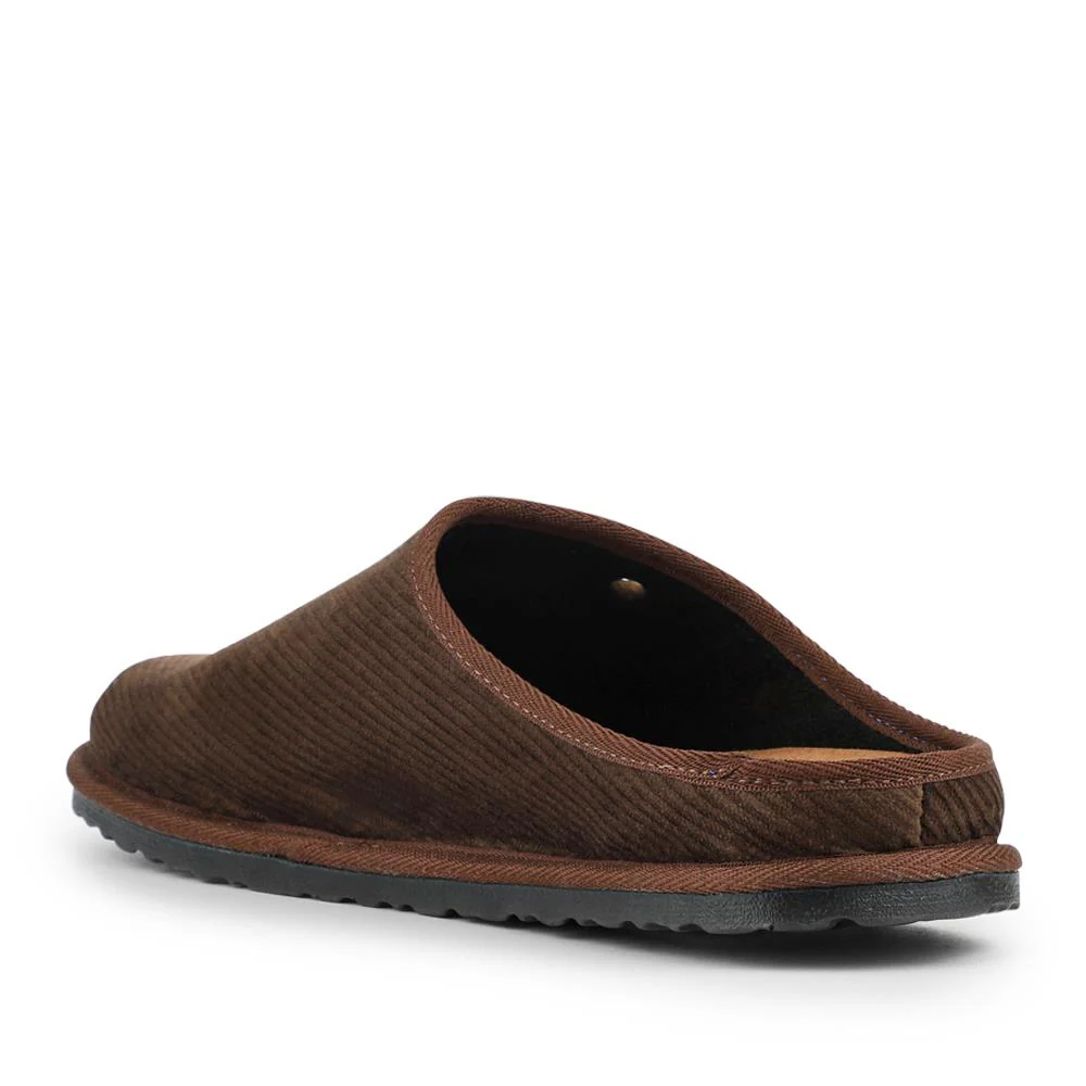 Slip-On Mule Slippers With Grip Sole - INB42002 / 328 239 - Brown - Image 2