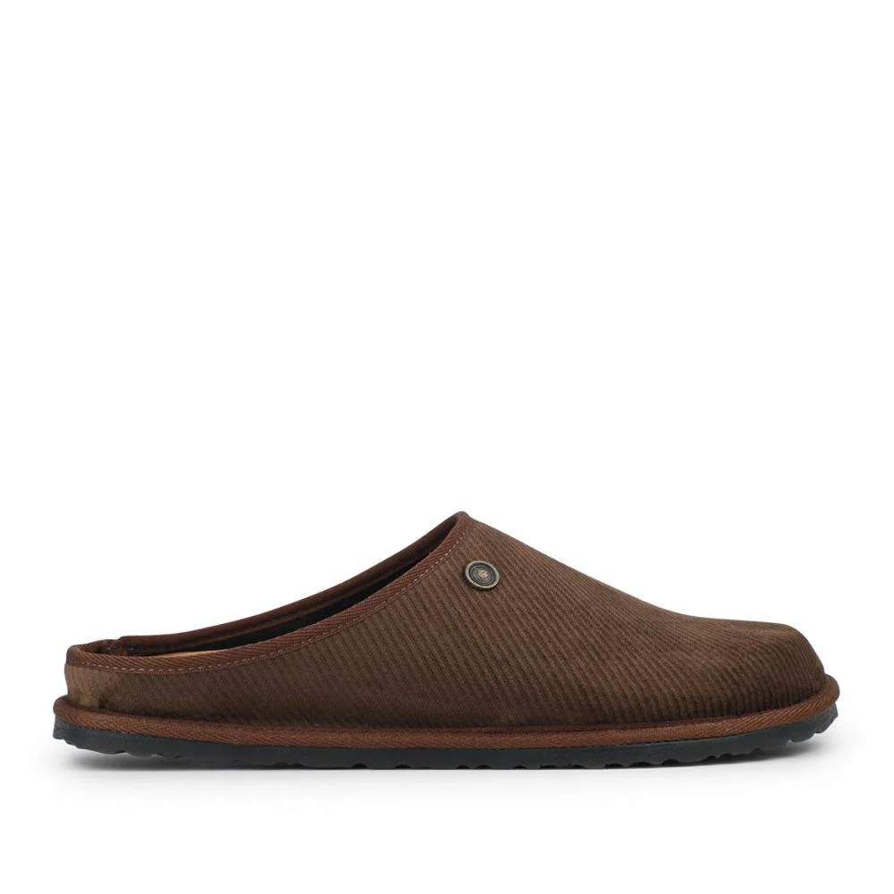 Slip-On Mule Slippers With Grip Sole - INB42002 / 328 239 - Brown - Image 3