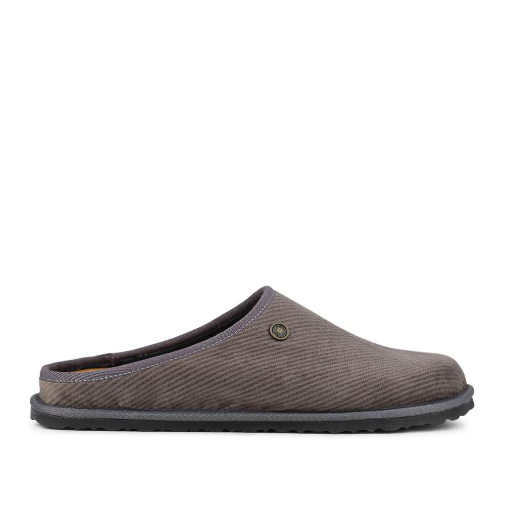 Slip-On Mule Slippers With Grip Sole - INB42002 / 328 239 - Grey - Image 2