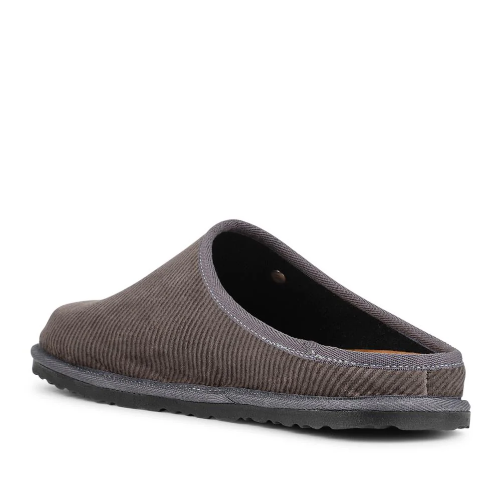 Slip-On Mule Slippers With Grip Sole - INB42002 / 328 239 - Grey - Image 3