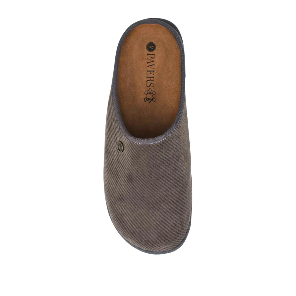 Slip-On Mule Slippers With Grip Sole - INB42002 / 328 239 - Grey - Image 4