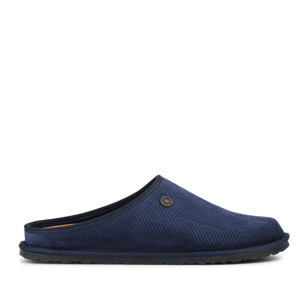 Slip-On Mule Slippers With Grip Sole - INB42002 / 328 239 - Navy - Image 3