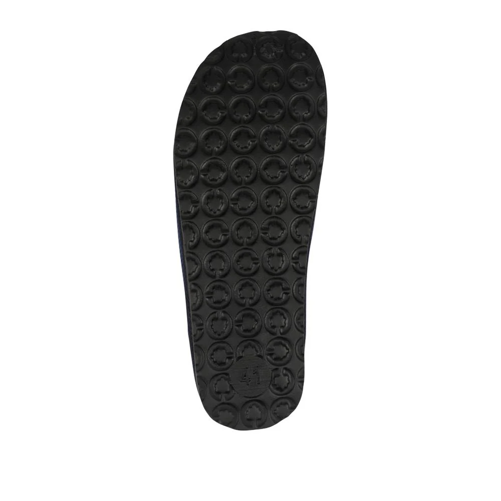 Slip-On Mule Slippers With Grip Sole - INB42002 / 328 239 - Navy - Image 5