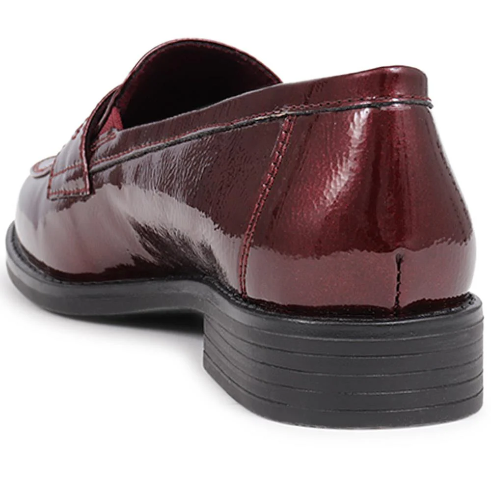 Slip-On Patent Loafers - WBINS40089 / 325 988 - Burgundy Patent - Image 3