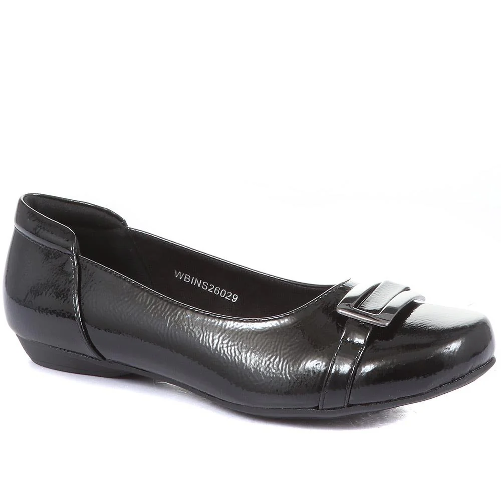 Slip On Pump - WBINS26029 / 310 595 - Black Patent