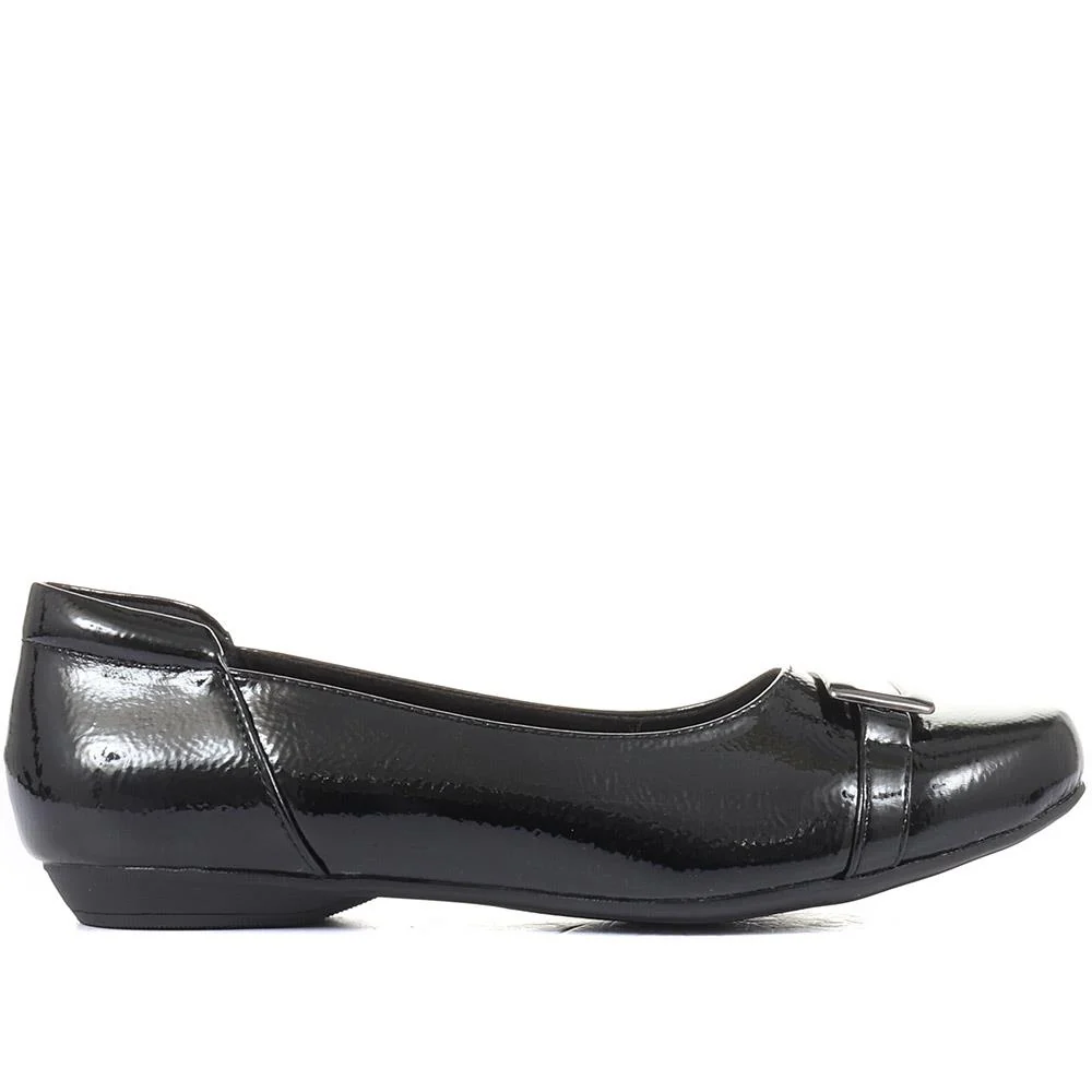 Slip On Pump - WBINS26029 / 310 595 - Black Patent - Image 2