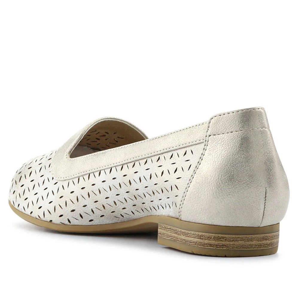 Slip-On Pumps - JANSP39011 / 324 862 - Beige-Gold - Image 3