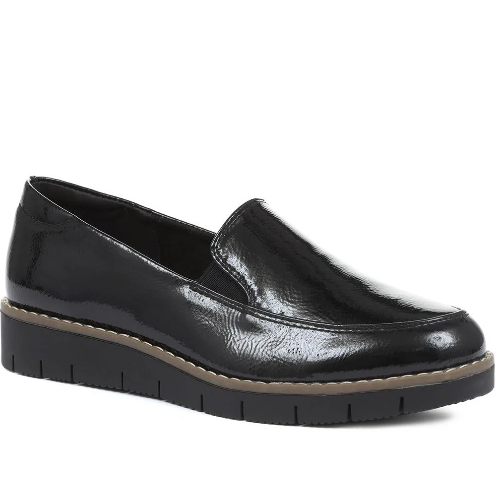 Slip-On Shoes for Women - WBINS32049 / 318 932 - Black