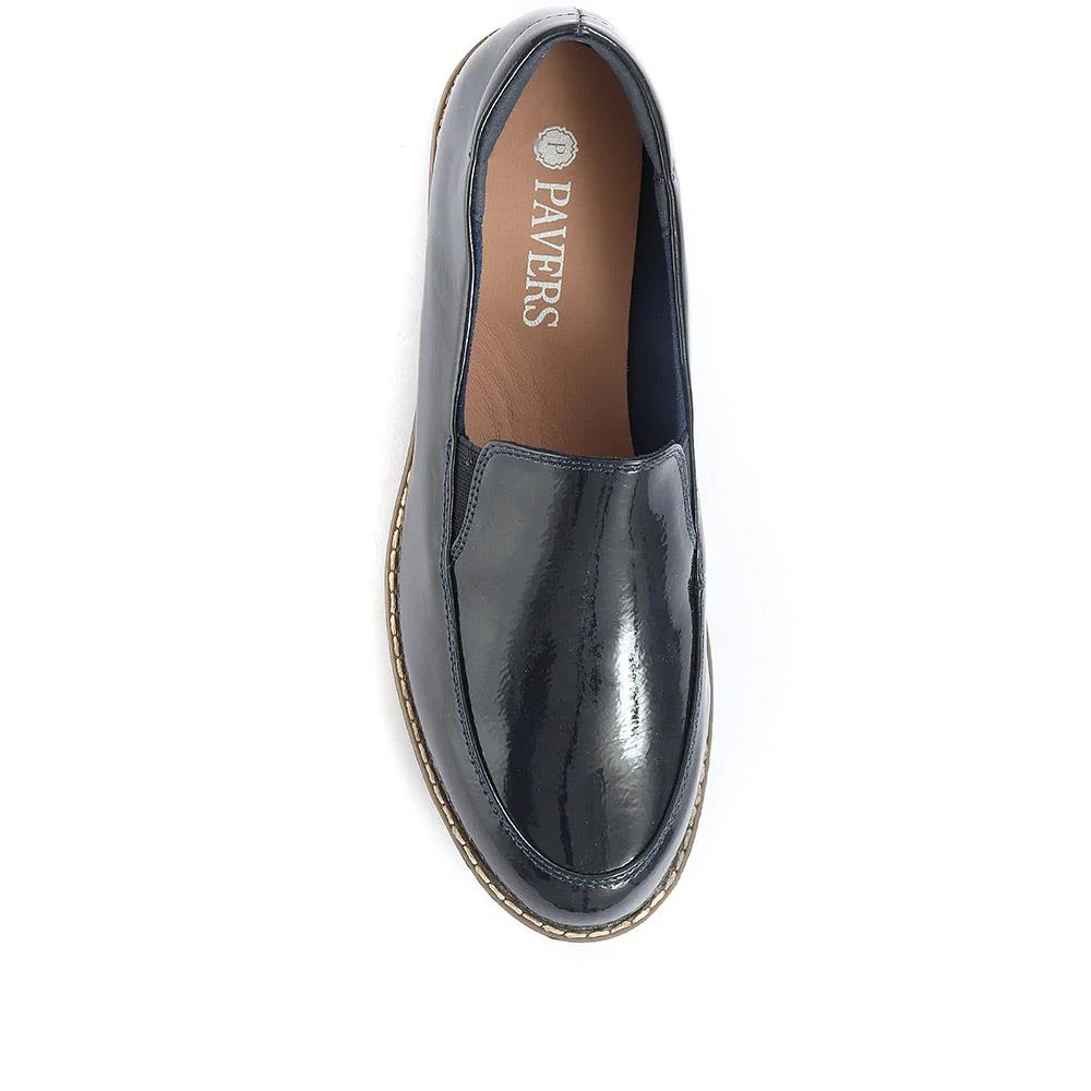 Slip-On Shoes for Women - WBINS32049 / 318 932 - Navy - Image 4