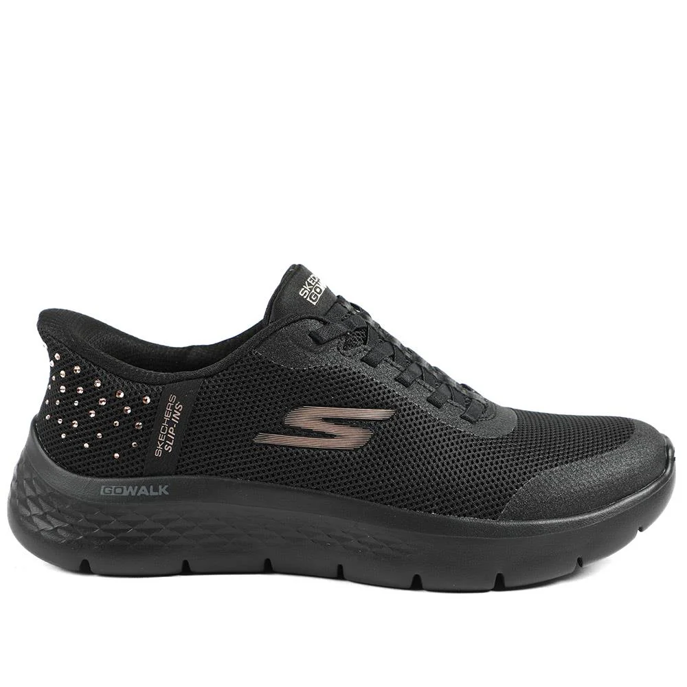 Skechers Slip-ins: Soft Strides Trainers - SKE43027 / 328 874 - Black - Image 3