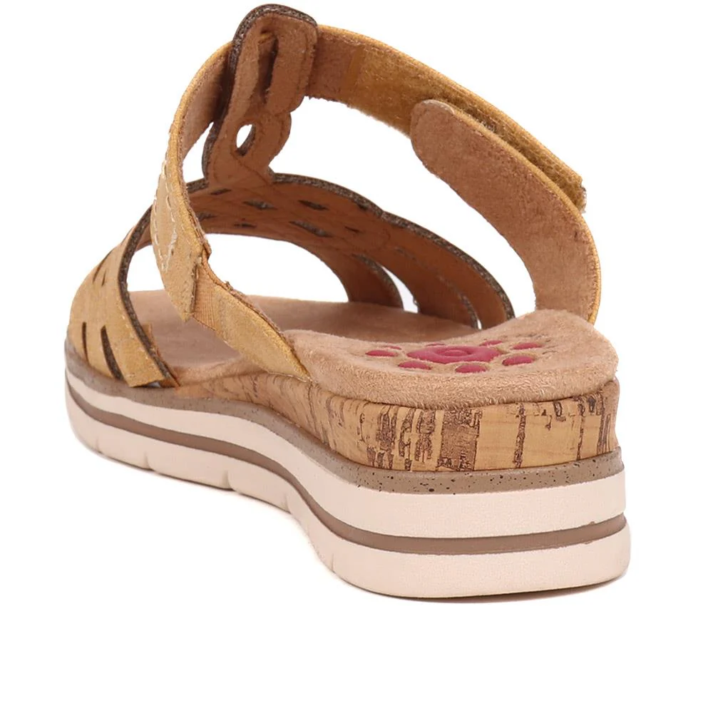 Slip-On Touch-Fasten Mules - CENTR39025 / 324 974 - Natural - Image 3