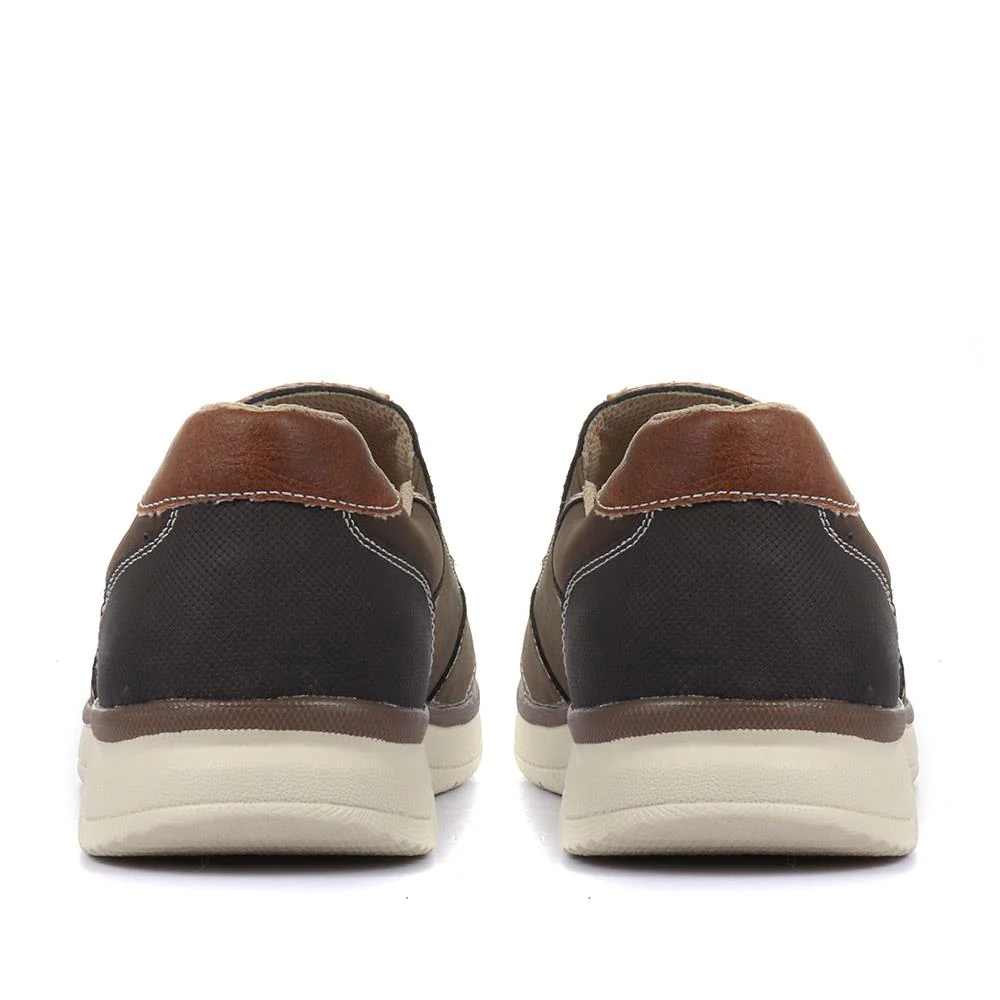 Slip On Trainers for Men - WBINS33015 / 319 501 - Taupe - Image 3