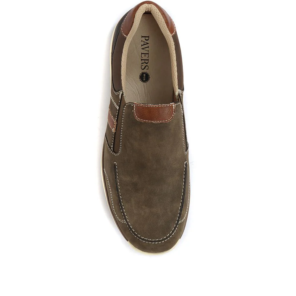 Slip On Trainers for Men - WBINS33015 / 319 501 - Taupe - Image 4