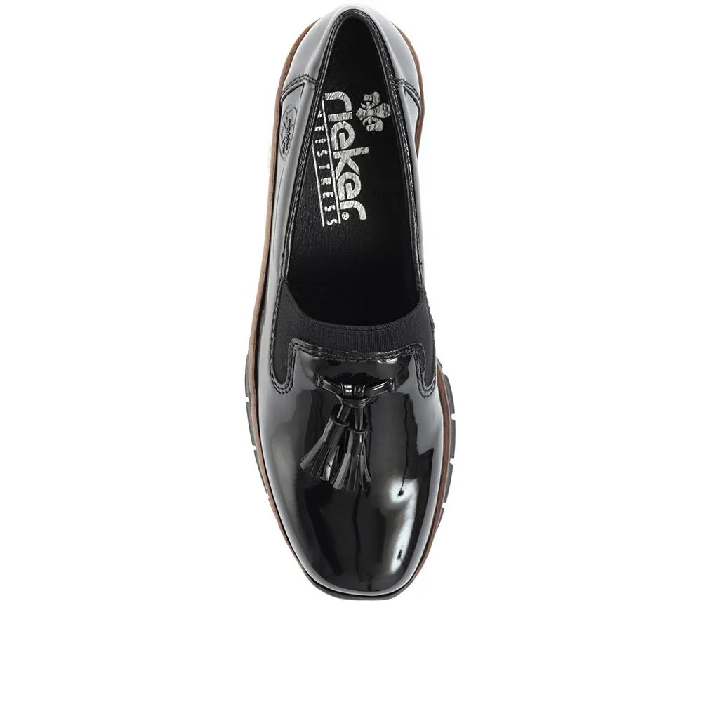 Slip-On Wedge Shoes - RKR32516 / 319 087 - Black Patent - Image 5