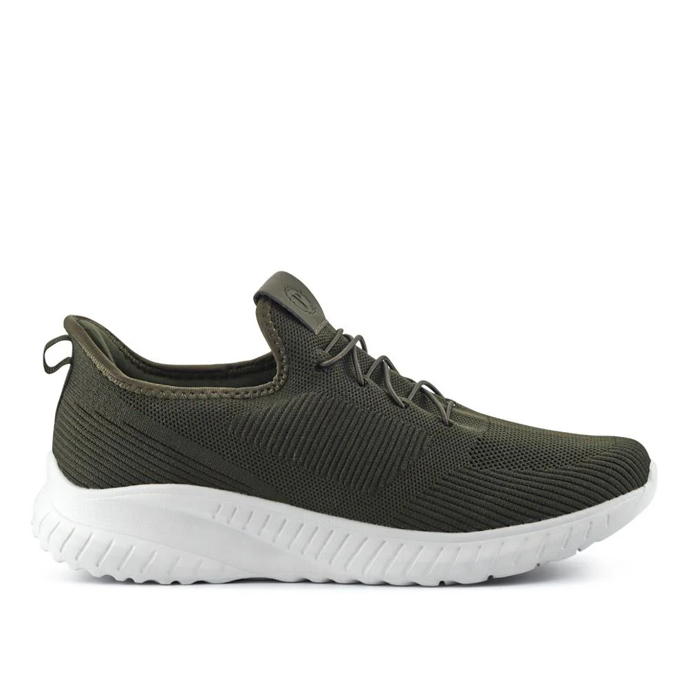 Easy Step In Wide Fit Trainers - BOJIE41004 / 326 872 - Khaki - Image 3