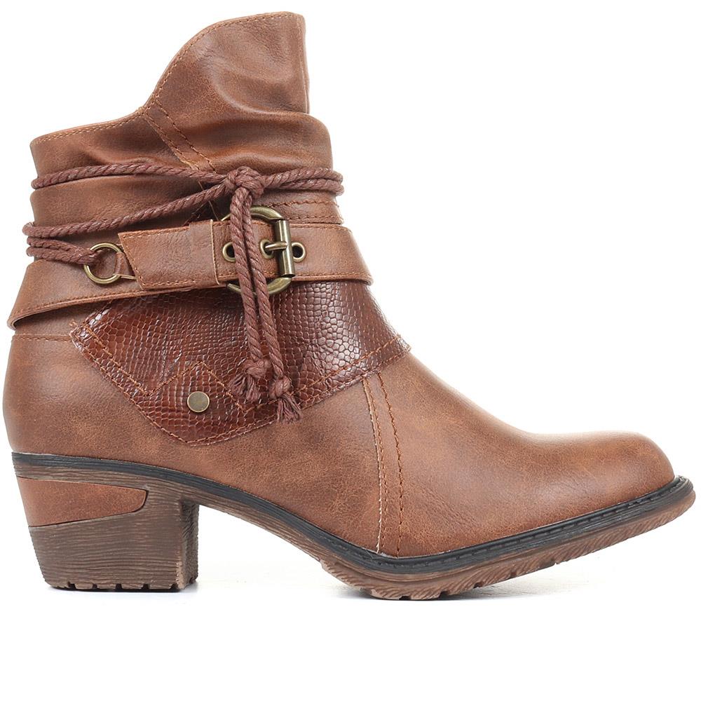 Slouch Ankle Boots - WBINS34037 / 320 448 - Tan - Image 2