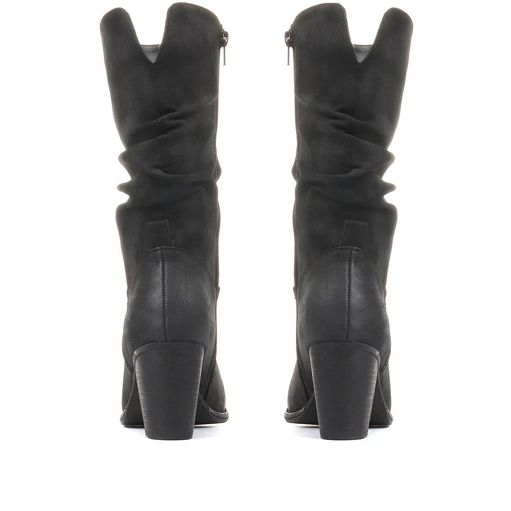 Slouch Boots - SIN34001 / 320 712 - Black - Image 3