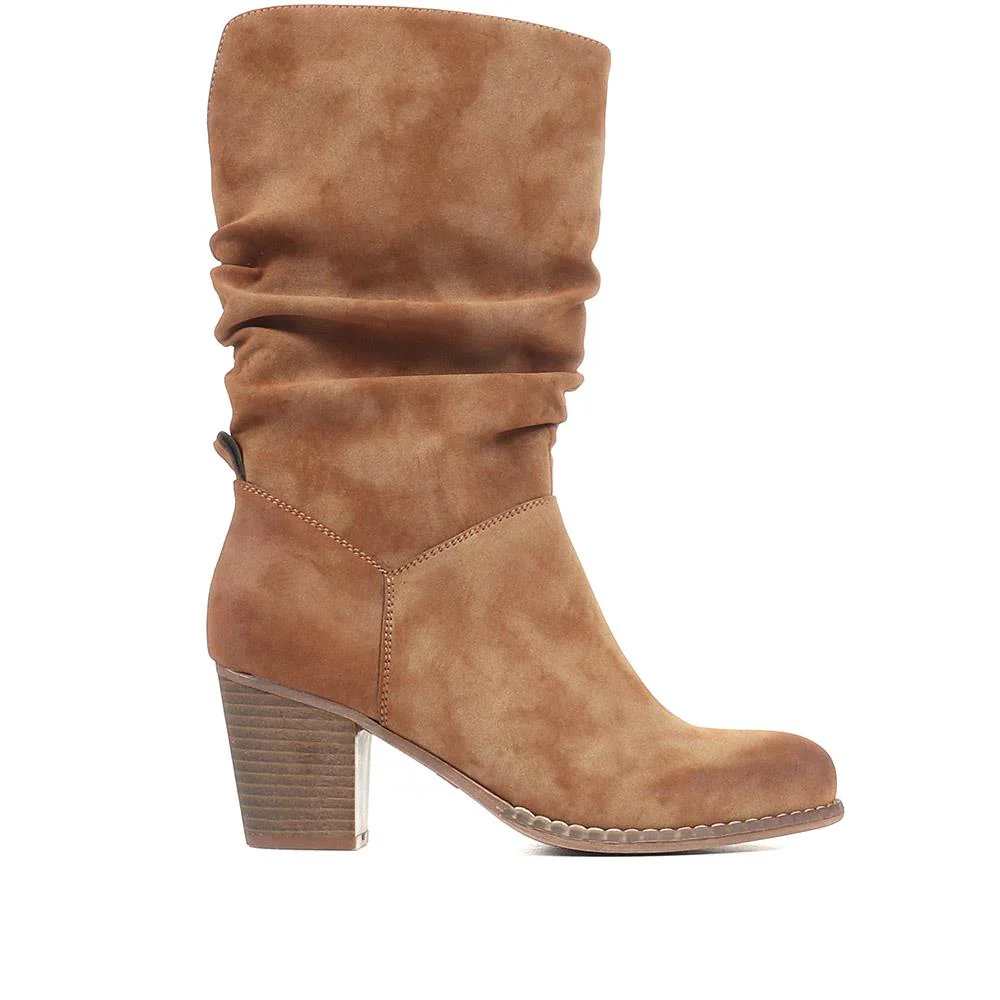 Slouch Boots - SIN34001 / 320 712 - Tan - Image 2