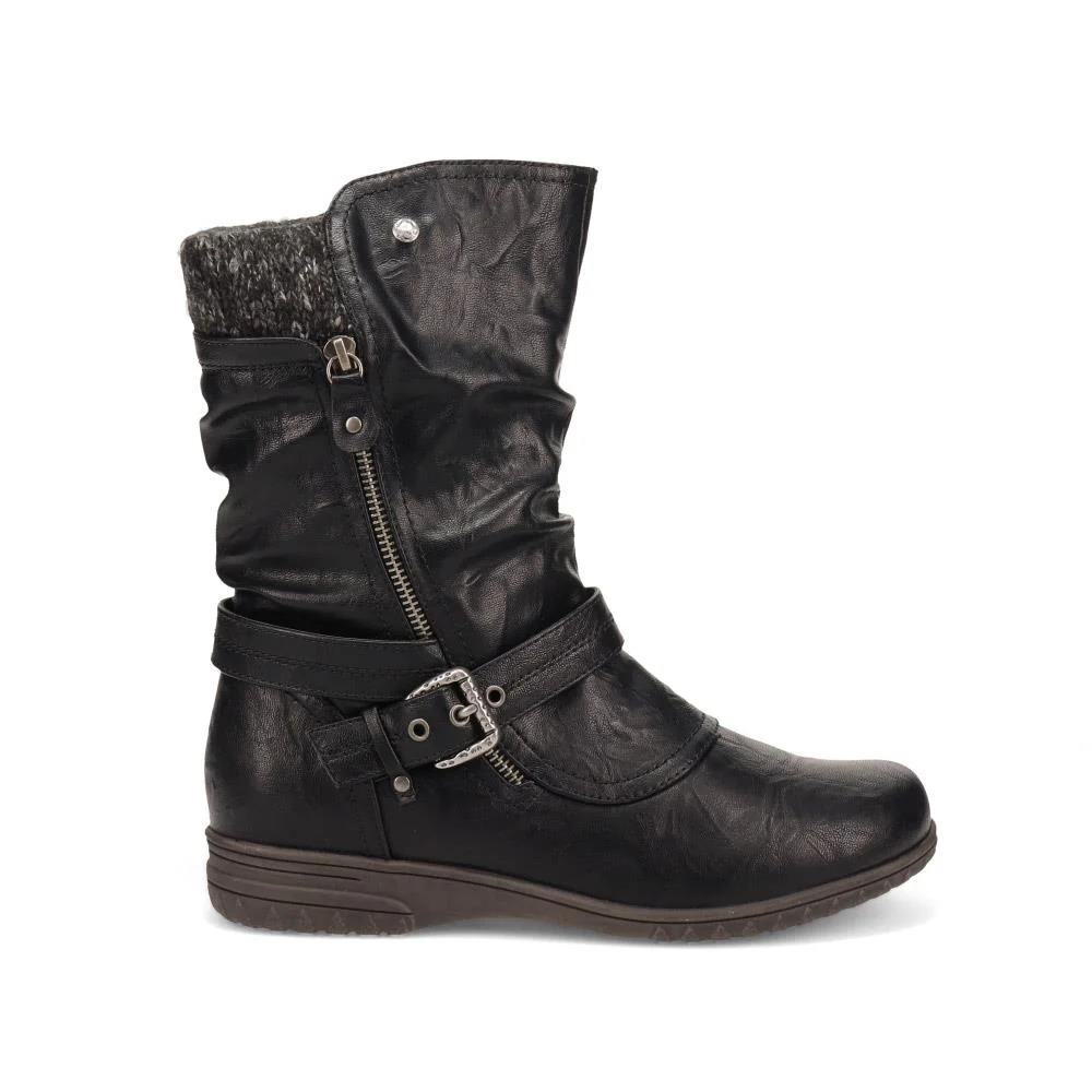 Slouch Calf Boots - WBINS38154 / 324 703 - Black - Image 2