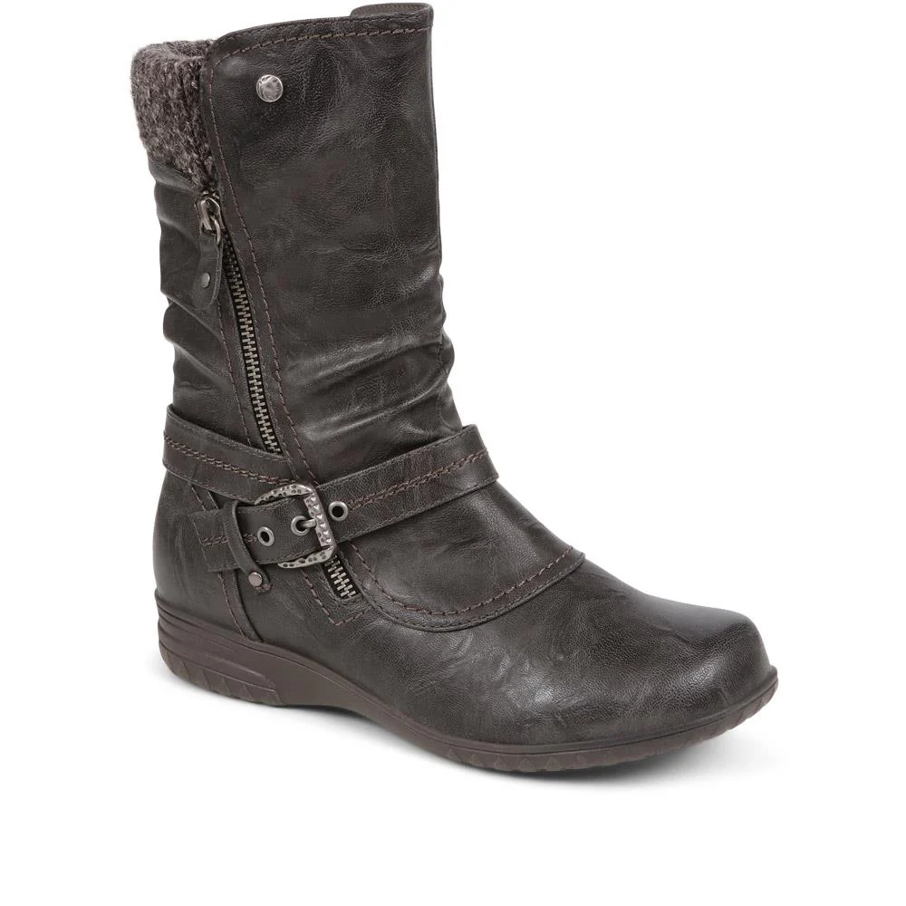 Slouch Calf Boots - WBINS38154 / 324 703 - Image 4