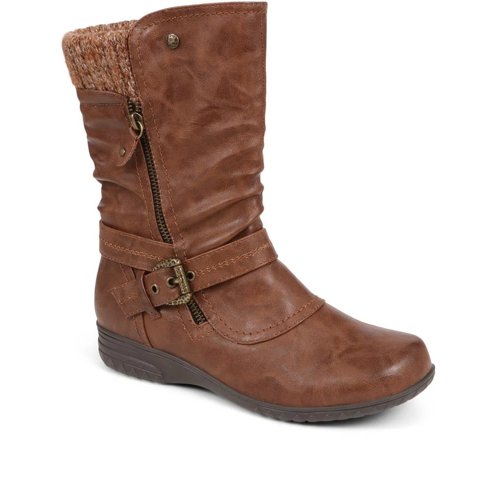 Slouch Calf Boots - WBINS38154 / 324 703 - Image 5
