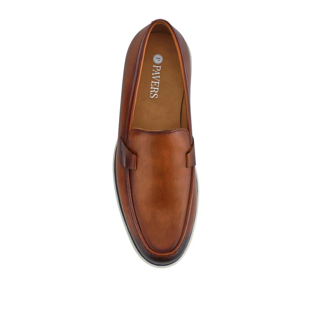 Smart All-Leather Loafers - SAKM41010 / 327 204 - Cognac - Image 4