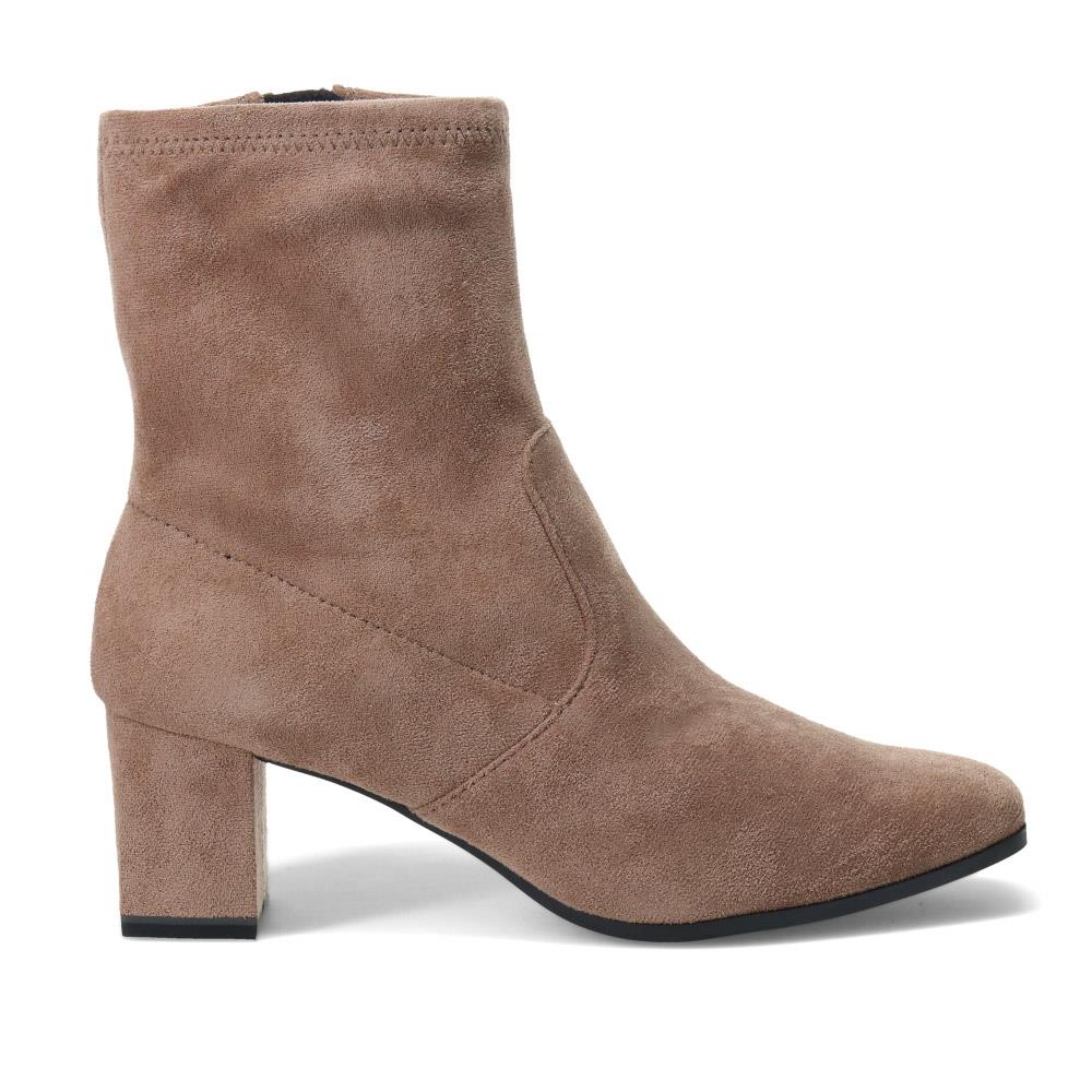 Smart Block-Heeled Ankle Boots - CAPRI40500 / 326 603 - Taupe - Image 2